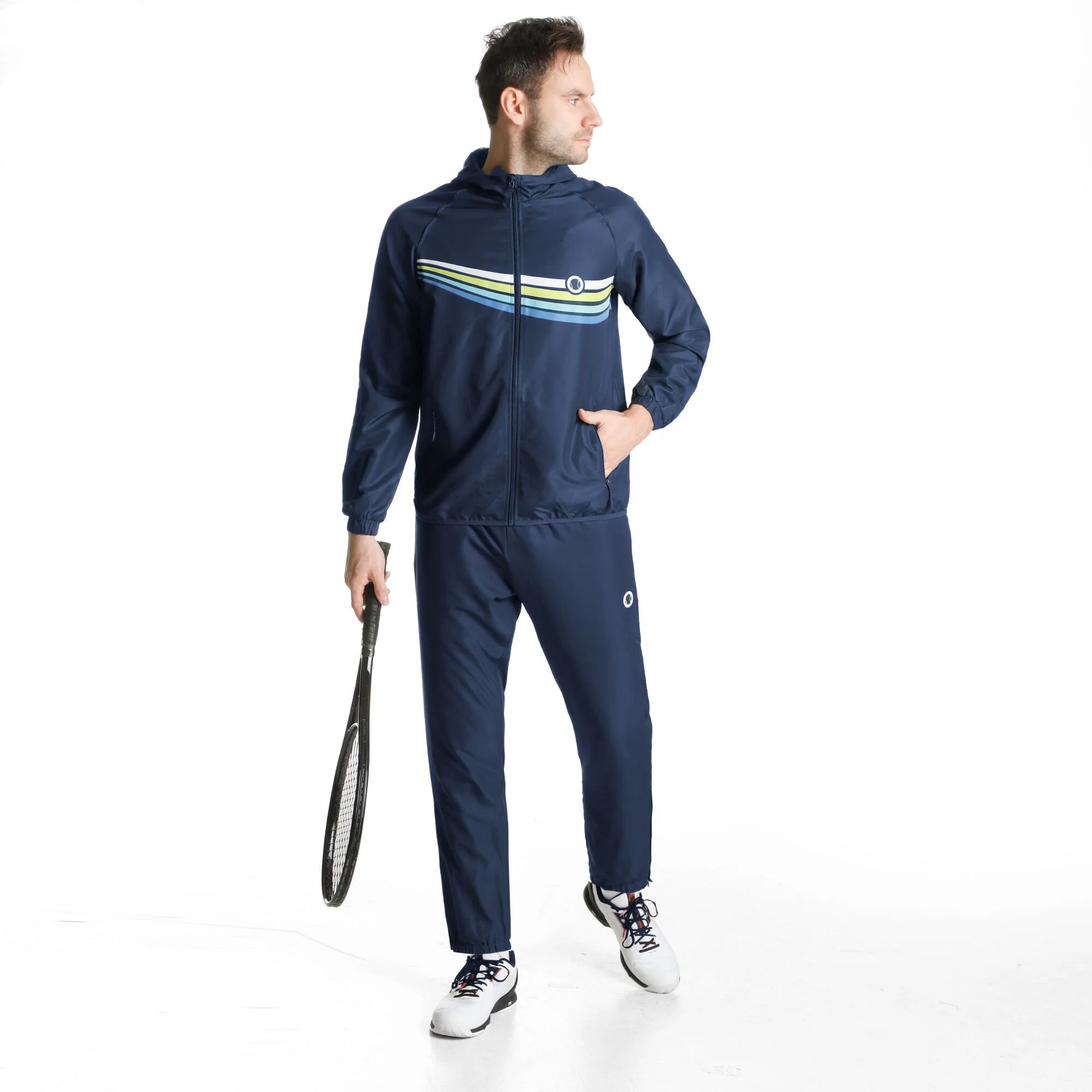 Tennis-Point Tuta Da Allenamento Edizione Speciale Uomini - Blu Scuro, Multicolore 3 Tennis-Point Tuta Da Allenamento Edizione Speciale Uomini - Blu Scuro, Multicolore - immagine 3