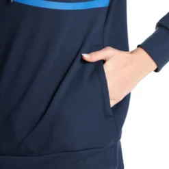 Tennis-Point Felpa Con Cappuccio Edizione Speciale Donna - Blu Scuro, Multicolore -Vendite Racchette da tennis 01864000 0 9