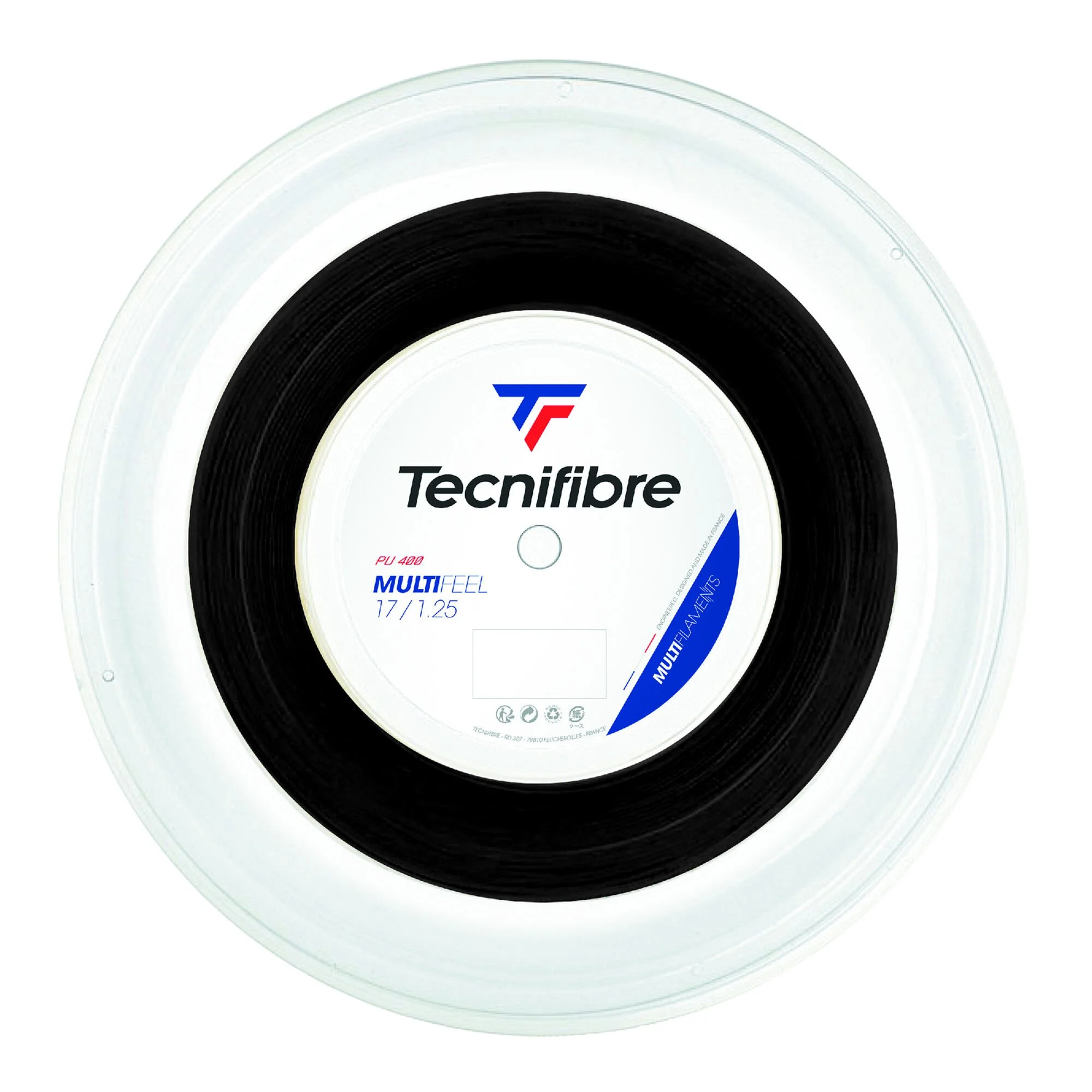 TECNIFIBRE Multifeel 200m Rotolo Di Corde - Nero 1 TECNIFIBRE Multifeel 200m Rotolo Di Corde - Nero
