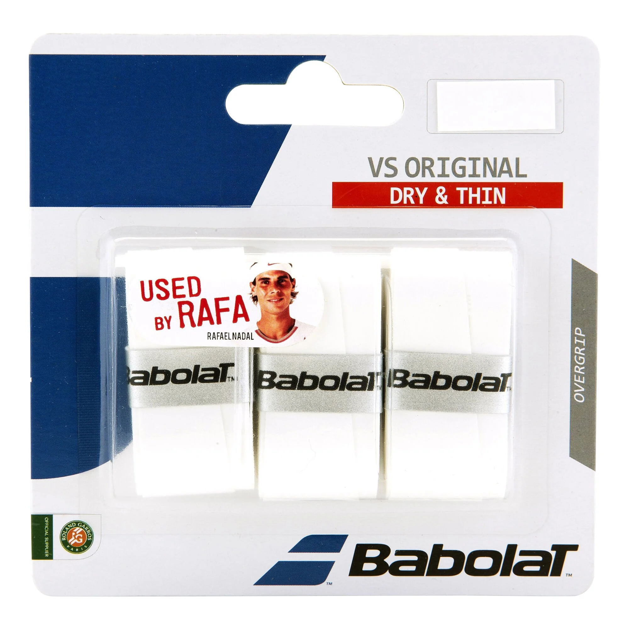 Babolat VS Grip Original Confezione Da 3 - Bianco 1 Babolat VS Grip Original Confezione Da 3 - Bianco