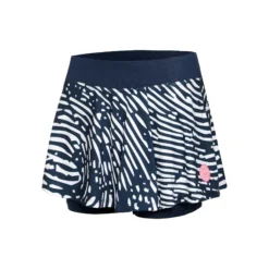 BIDI BADU Fingerprint Printed Wavy Gonna Donna - Blu Scuro, Bianco