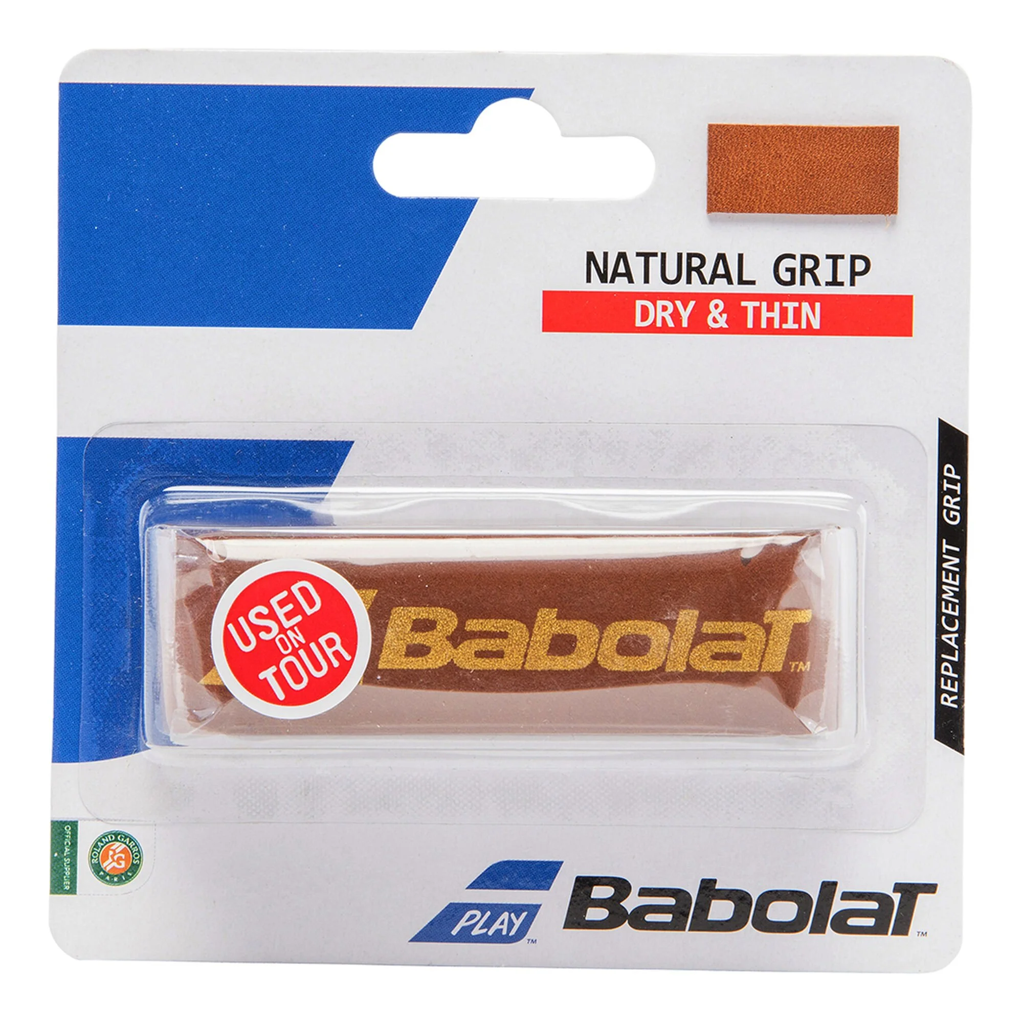 Babolat Natural Grip Confezione Da 1 - Marrone 1 Babolat Natural Grip Confezione Da 1 - Marrone