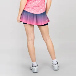 BIDI BADU Colortwist Printed Wavy Gonna Donna - Rosa, Blu Scuro -Vendite Racchette da tennis 01948000 15