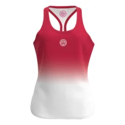 BIDI BADU Crew Gradiant Canottiera Donna - Rosso, Bianco