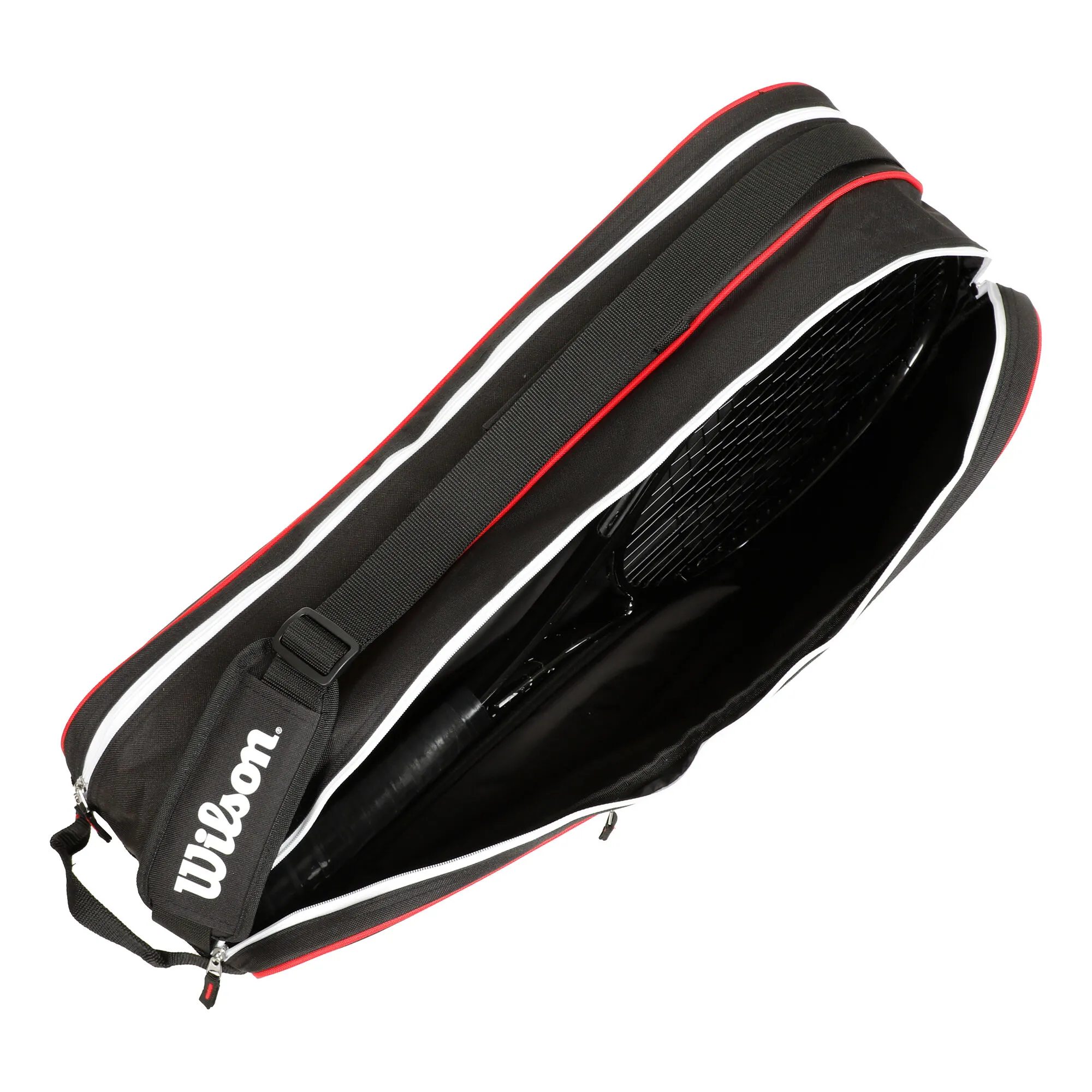 Wilson Advantage III Six Borsa Per Racchetta - Nero, Bianco 4 Wilson Advantage III Six Borsa Per Racchetta - Nero, Bianco - immagine 4