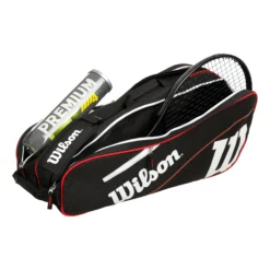 Wilson Advantage III Six Borsa Per Racchetta - Nero, Bianco 12 Wilson Advantage III Six Borsa Per Racchetta - Nero, Bianco -Vendite Racchette da tennis 0199200000 11