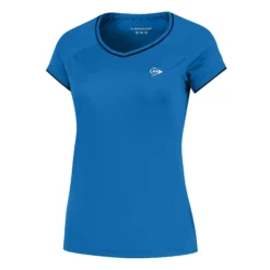 Dunlop Crew Maglietta Ragazze - Blu, Blu Scuro