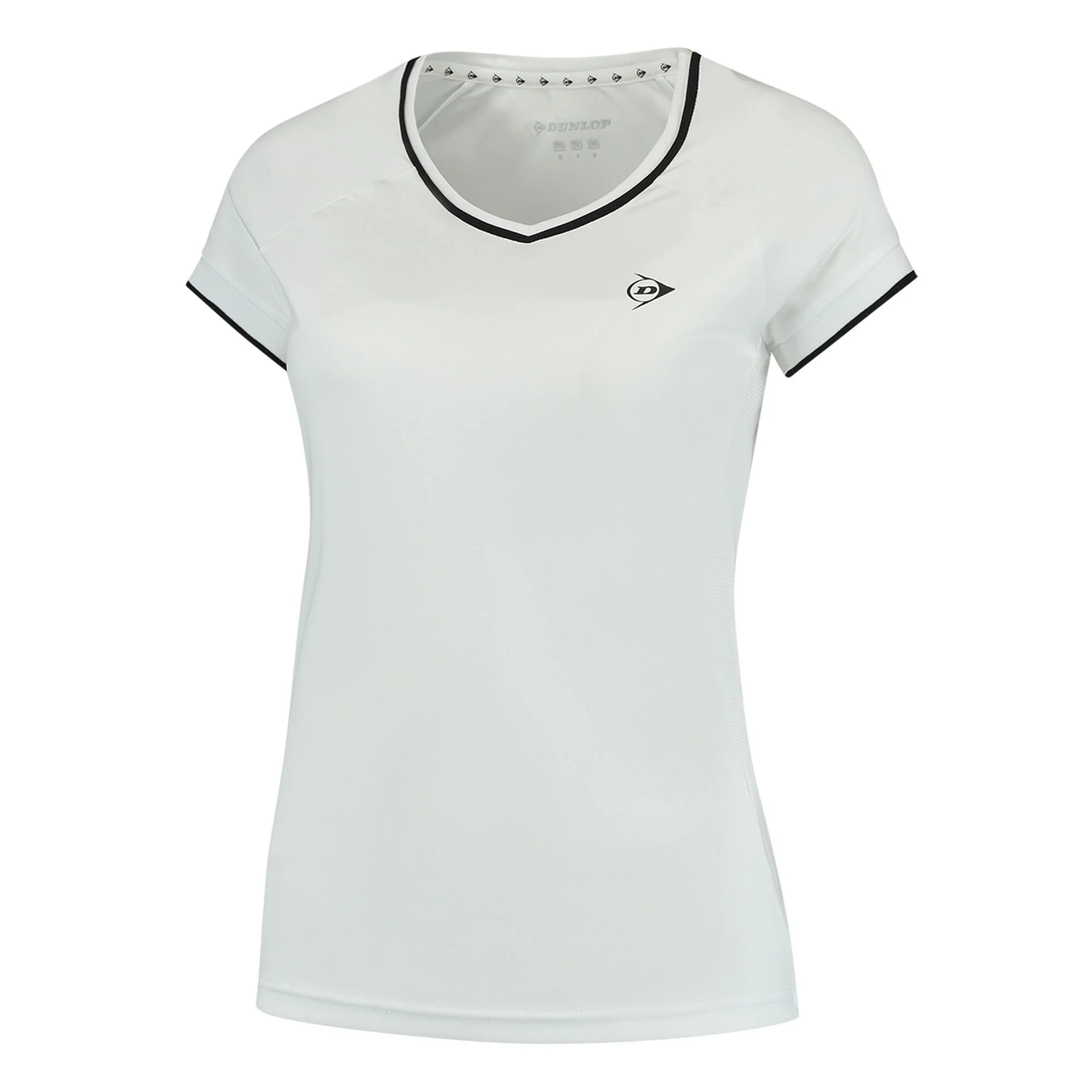 Dunlop Crew Maglietta Ragazze - Bianco, Nero 1 Dunlop Crew Maglietta Ragazze - Bianco, Nero