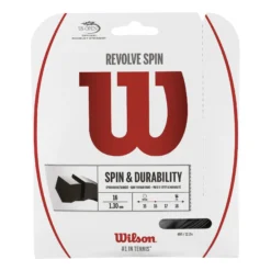 Wilson Revolve Spin Set Di Corde 12,2m - Nero