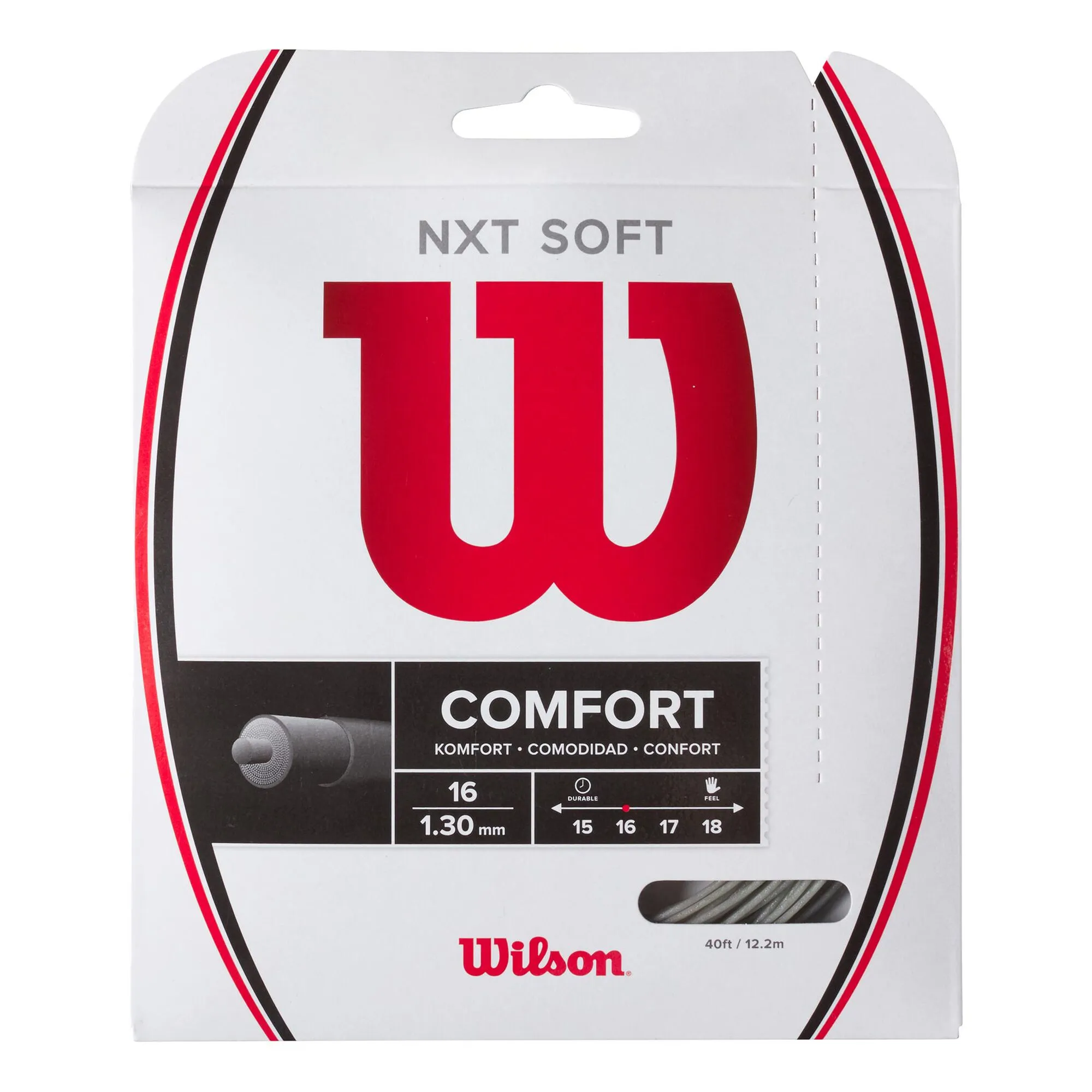 Wilson NXT Soft Set Di Corde 12,2m - Argento 1 Wilson NXT Soft Set Di Corde 12,2m - Argento