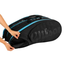 Wilson Tour 15 Borsa Per Racchetta Edizione Speciale - Nero, Blu -Vendite Racchette da tennis 0205100000 14
