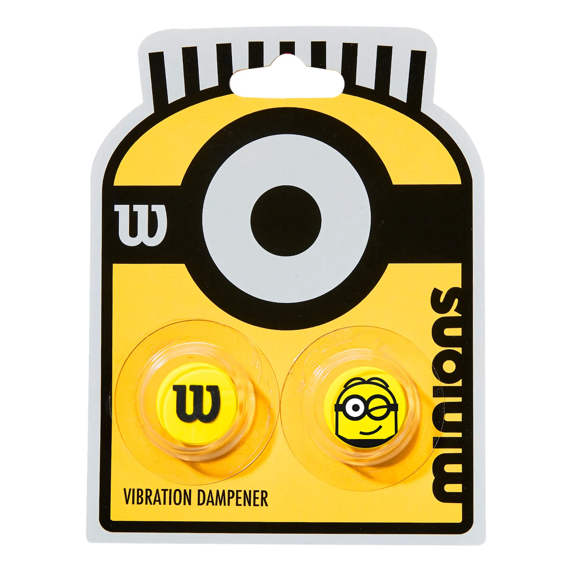 Wilson Minions Vibrations Antivibrazioni Confezione Da 2 - Giallo, Blu 1 Wilson Minions Vibrations Antivibrazioni Confezione Da 2 - Giallo, Blu