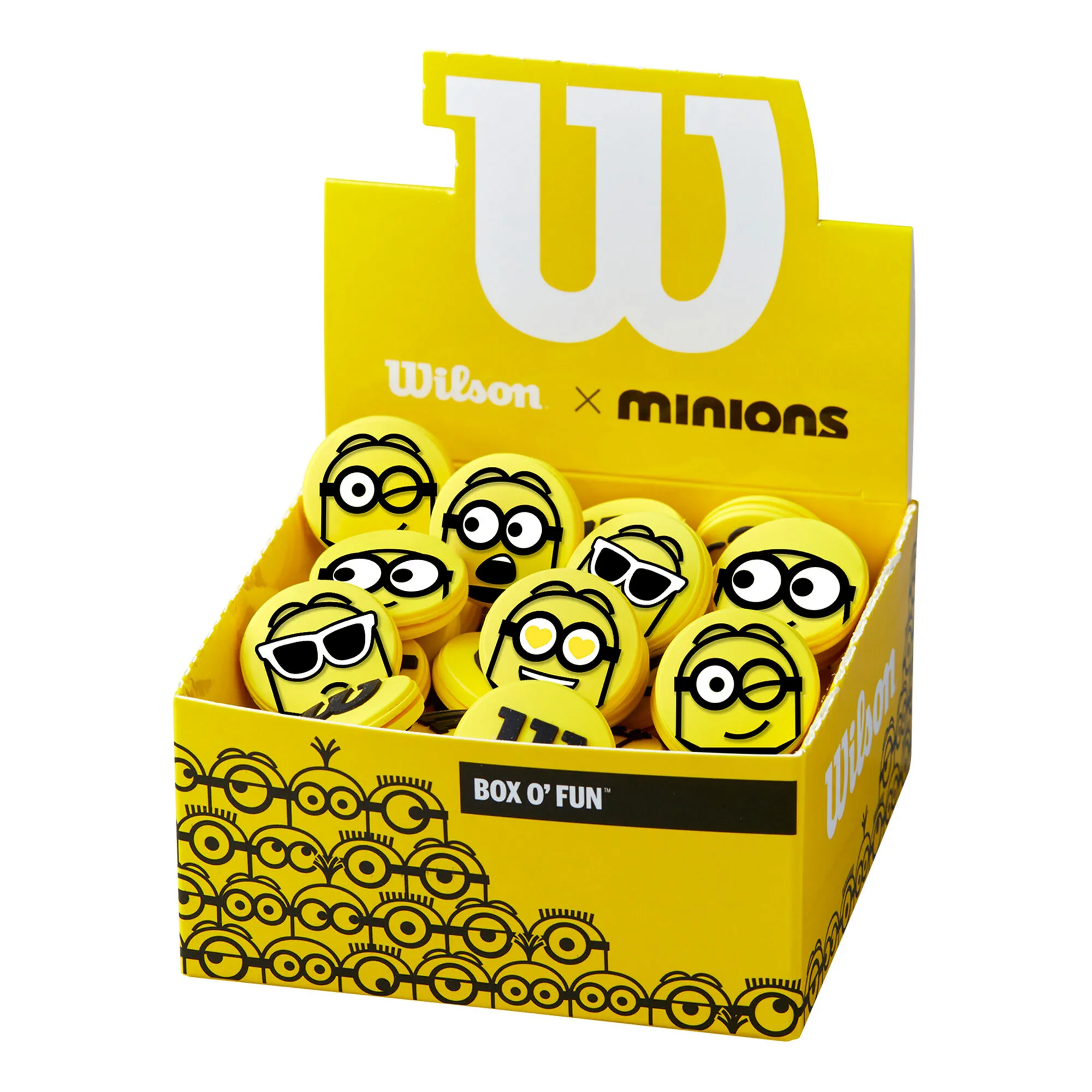 Wilson Minions Vibrations Antivibrazioni Scatola Da 50 - Blu Chiaro, Giallo 1 Wilson Minions Vibrations Antivibrazioni Scatola Da 50 - Blu Chiaro, Giallo