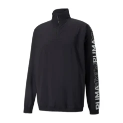 Puma Train Woven Half-Zip Felpa Uomini - Nero