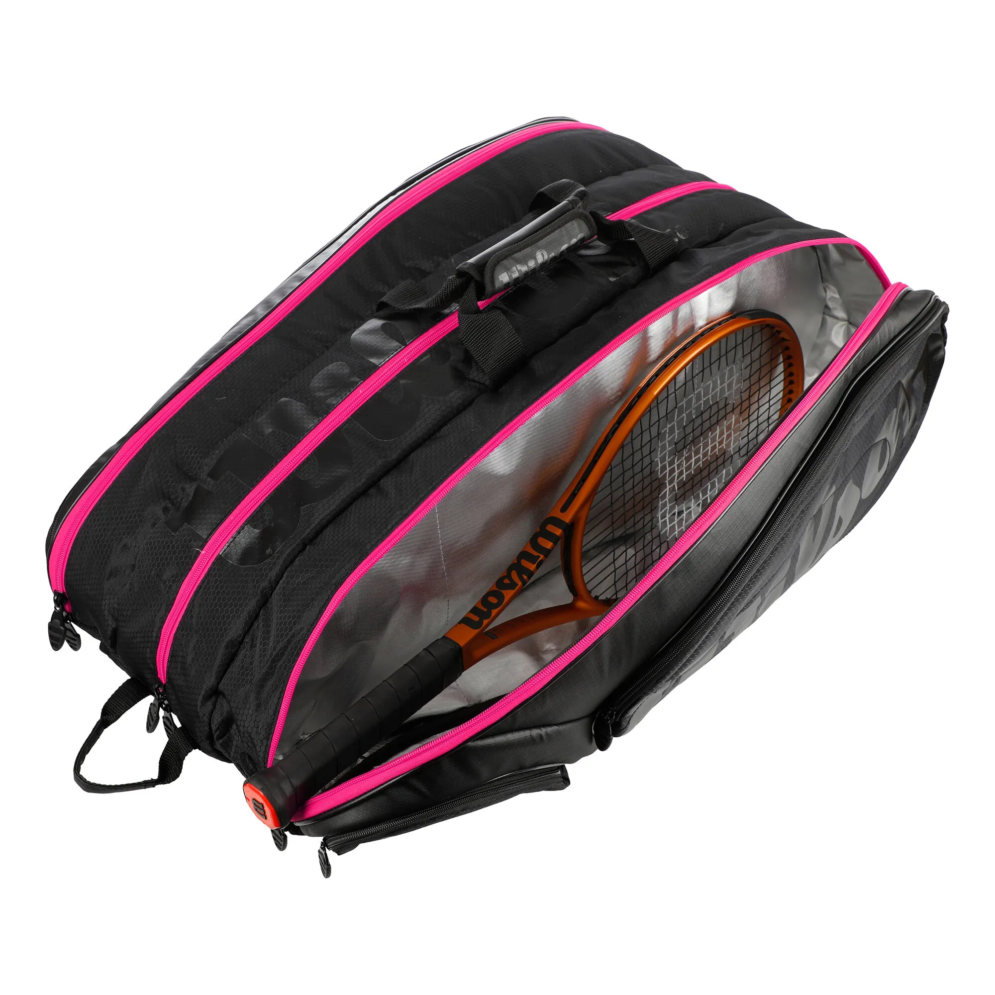 Wilson Tour 15 Borsa Per Racchetta Edizione Speciale - Nero, Rosa 4 Wilson Tour 15 Borsa Per Racchetta Edizione Speciale - Nero, Rosa - immagine 4