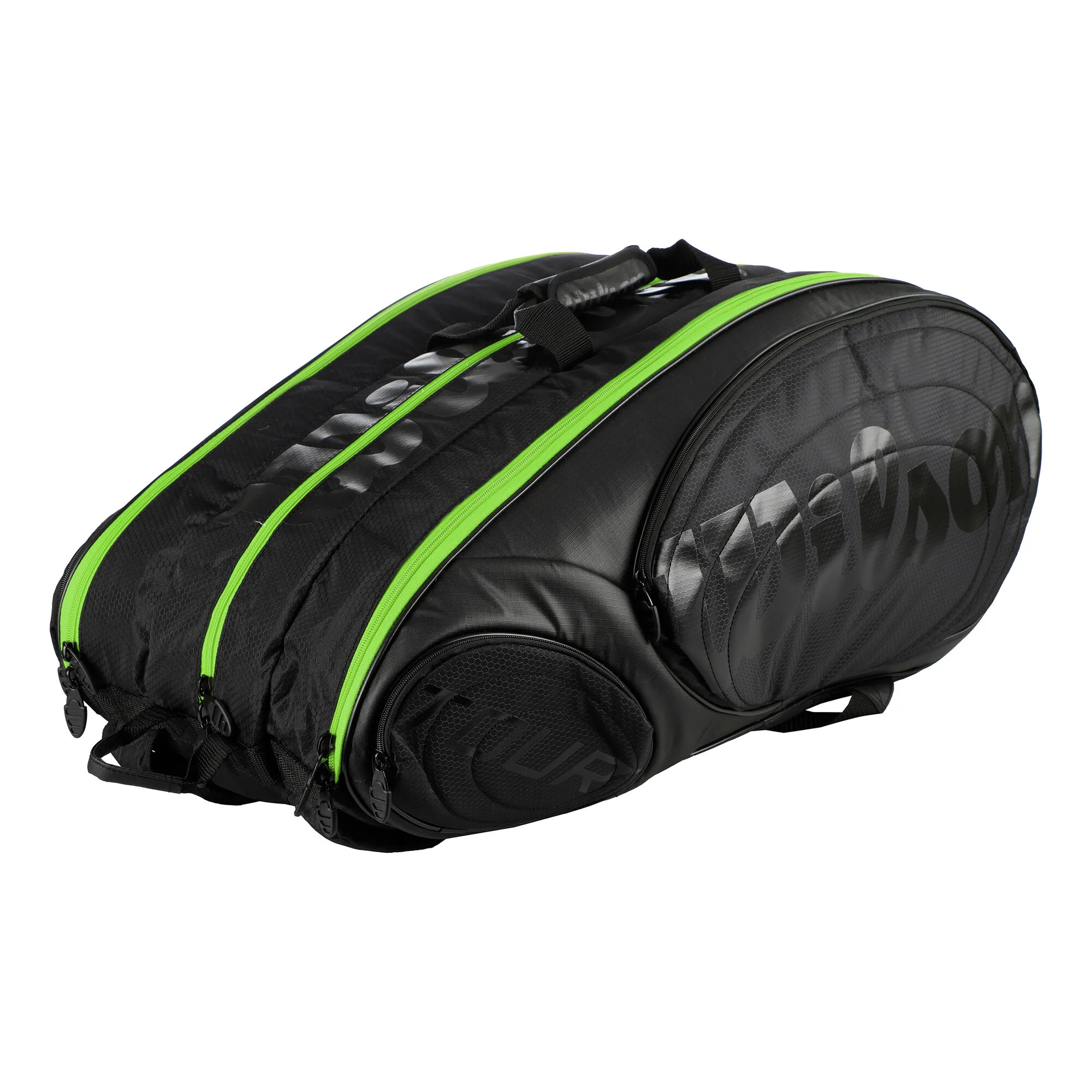 Wilson Tour 15 Borsa Per Racchetta Edizione Speciale - Nero, Verde 1 Wilson Tour 15 Borsa Per Racchetta Edizione Speciale - Nero, Verde