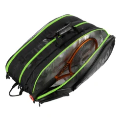 Wilson Tour 15 Borsa Per Racchetta Edizione Speciale - Nero, Verde 11 Wilson Tour 15 Borsa Per Racchetta Edizione Speciale - Nero, Verde -Vendite Racchette da tennis 0214400000 10