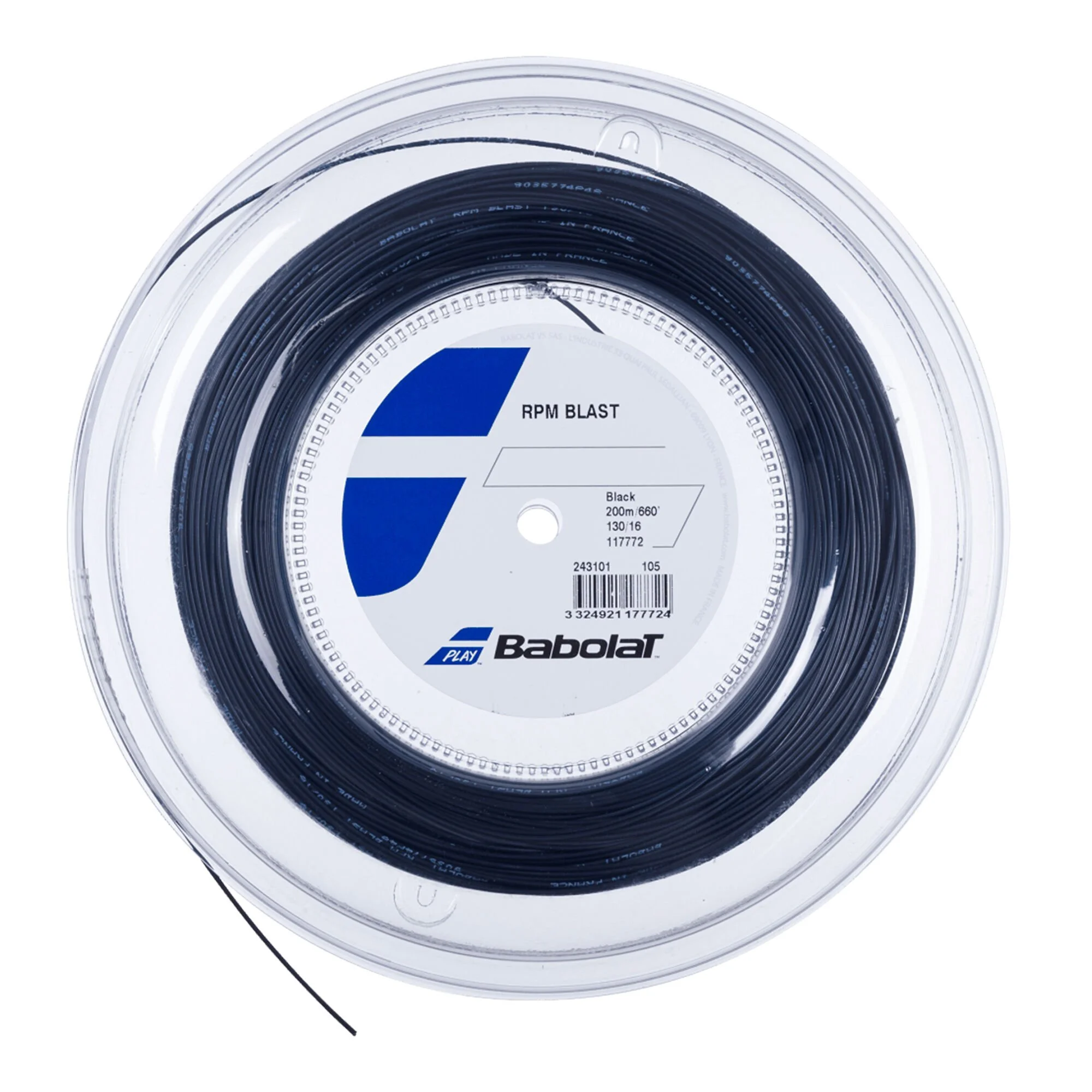 Babolat RPM Blast Rotolo Di Corde 200m - Nero 1 Babolat RPM Blast Rotolo Di Corde 200m - Nero