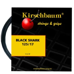 KIRSCHBAUM Shark (2+1 Aktion) Set Di Corde 12m - Nero -Vendite Racchette da tennis 02169000 0 2