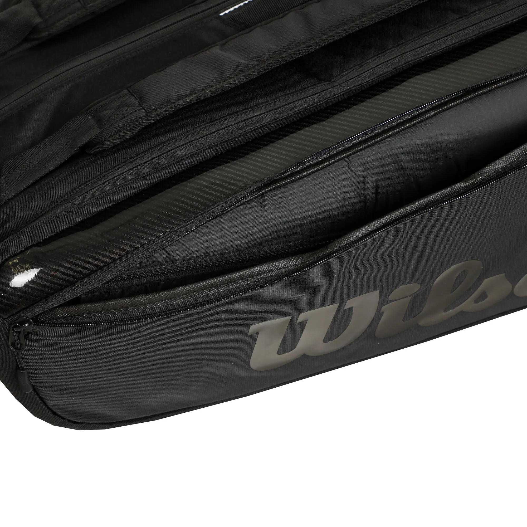 Wilson Super Tour Borsa Per Racchetta Da 15 - Nero 7 Wilson Super Tour Borsa Per Racchetta Da 15 - Nero - immagine 7