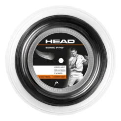 Head Sonic Pro Rotolo Di Corde 200m - Nero