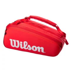 Wilson Super Tour Borsa Per Racchetta Da 15 - Rosso, Bianco 6 Wilson Super Tour Borsa Per Racchetta Da 15 - Rosso, Bianco -Vendite Racchette da tennis 0220500000 10