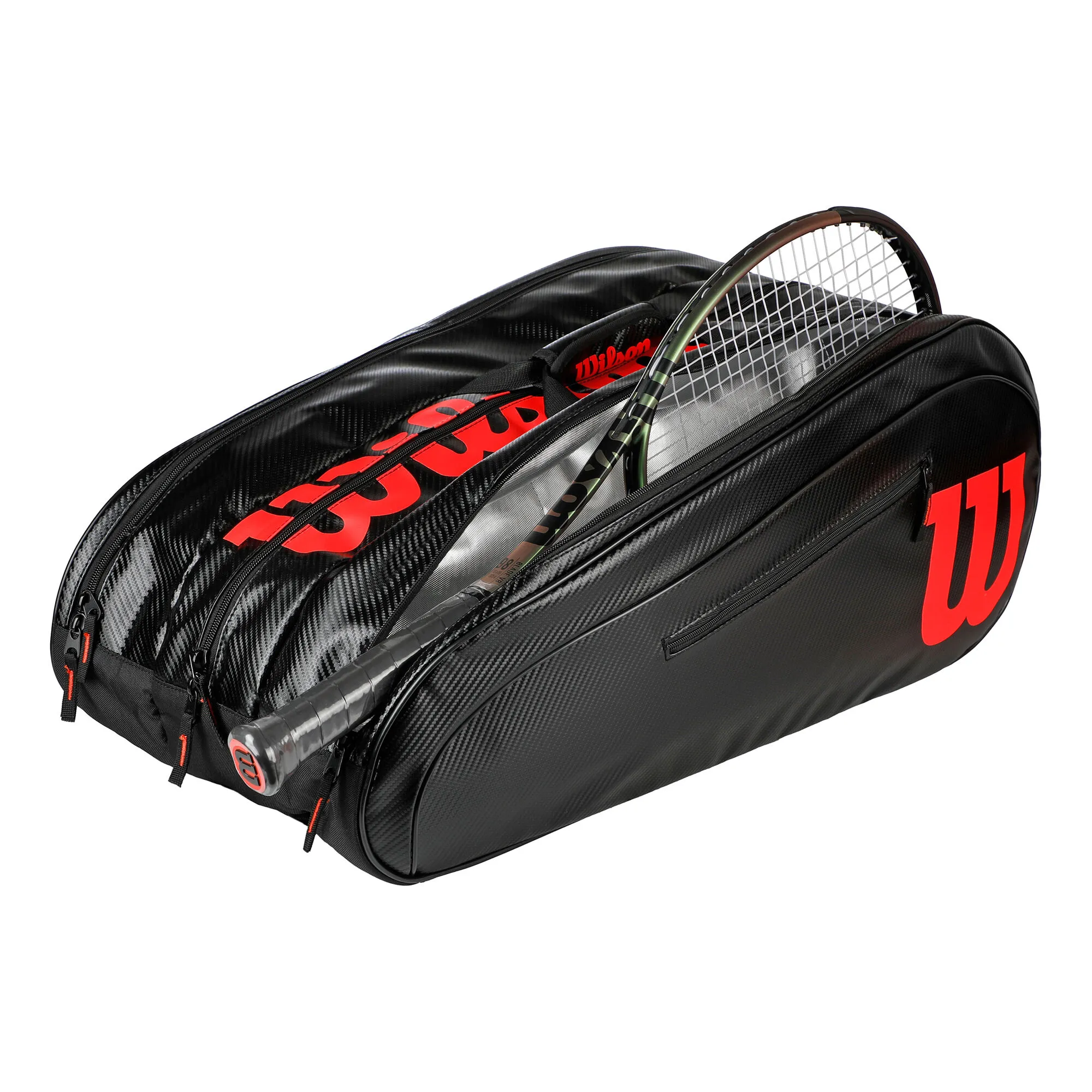 Wilson Elite Borsa Per Racchetta Da 15 Edizione Speciale - Nero, Rosso 5 Wilson Elite Borsa Per Racchetta Da 15 Edizione Speciale - Nero, Rosso - immagine 5