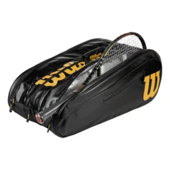 Wilson Elite Borsa Per Racchetta Da 15 Edizione Speciale - Nero, Oro -Vendite Racchette da tennis 0226500000 10
