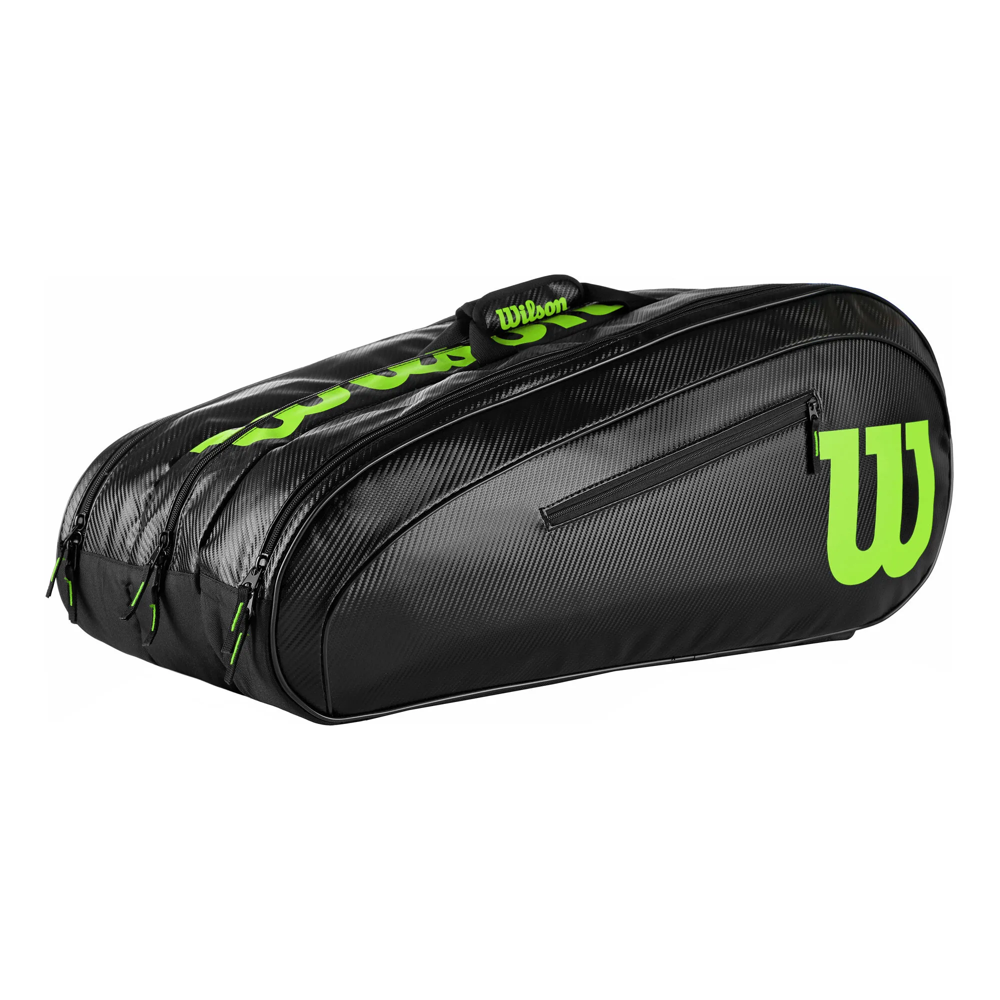 Wilson Elite Borsa Per Racchetta Da 15 Edizione Speciale - Nero, Lime 1 Wilson Elite Borsa Per Racchetta Da 15 Edizione Speciale - Nero, Lime