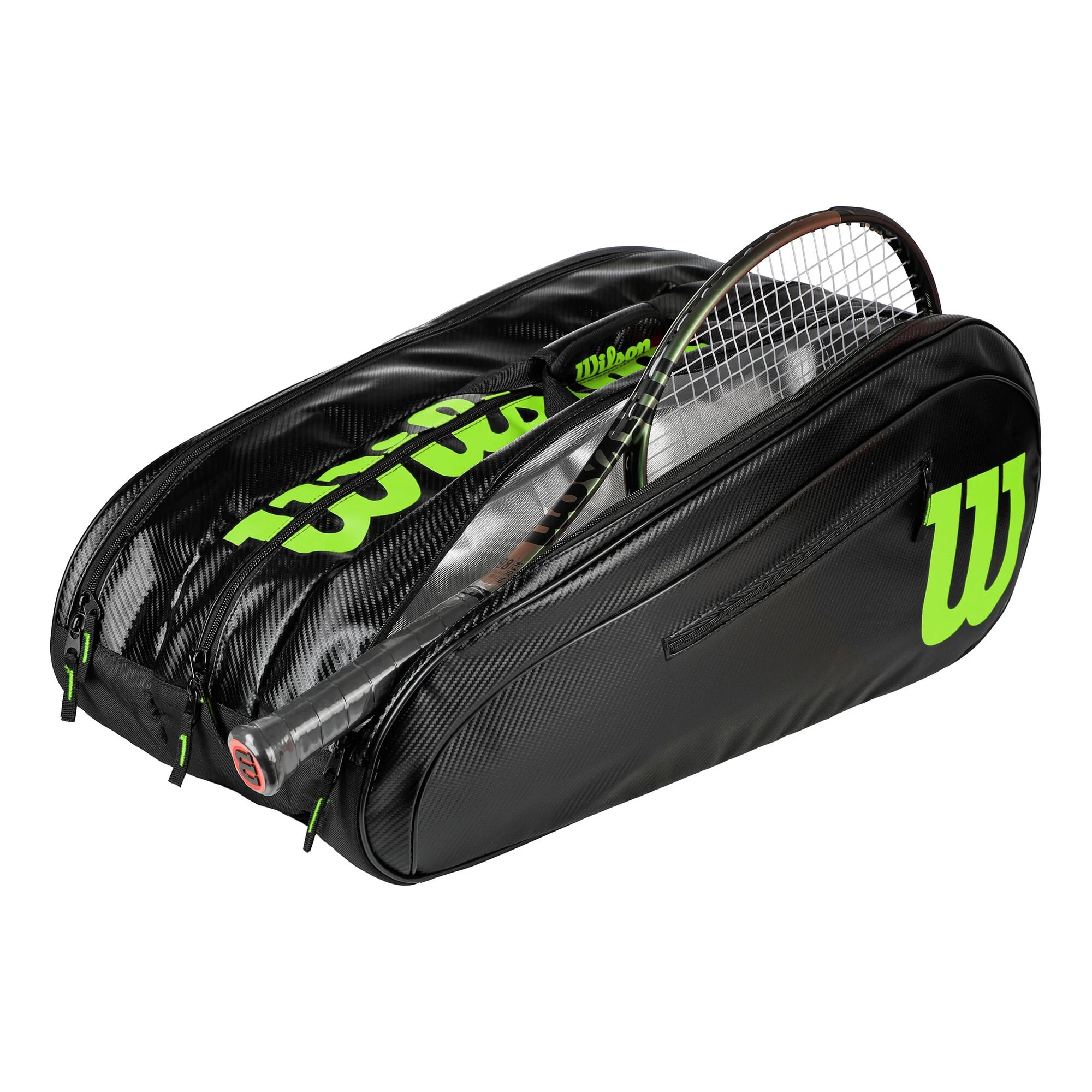 Wilson Elite Borsa Per Racchetta Da 15 Edizione Speciale - Nero, Lime 5 Wilson Elite Borsa Per Racchetta Da 15 Edizione Speciale - Nero, Lime - immagine 5