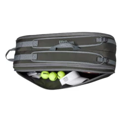 Wilson Tour Borsa Per Racchetta Da 6 - Verde Scuro 7 Wilson Tour Borsa Per Racchetta Da 6 - Verde Scuro -Vendite Racchette da tennis 0235500000 10
