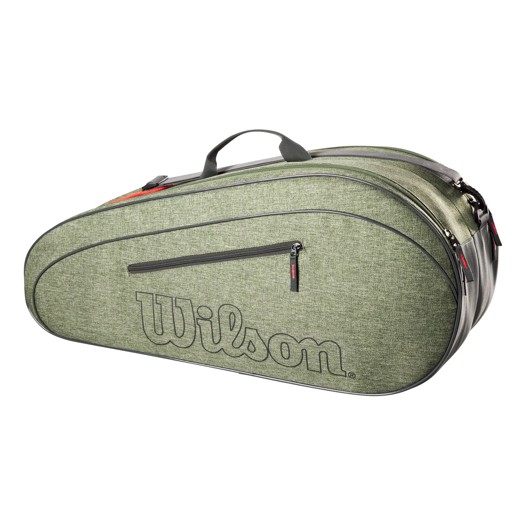 Wilson Team Borsa Per Racchetta Da 6 - Verde 1 Wilson Team Borsa Per Racchetta Da 6 - Verde