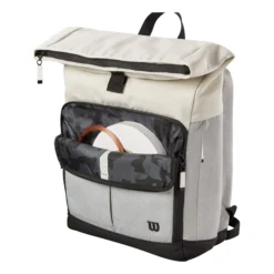 Wilson Lifestyle Foldover Zaino - Grigio, Blu -Vendite Racchette da tennis 0236500000 10