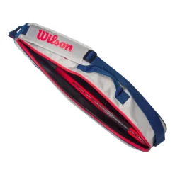 Wilson Junior Borsa Per Racchetta Da 3 - Grigio, Rosso -Vendite Racchette da tennis 0236800000 11