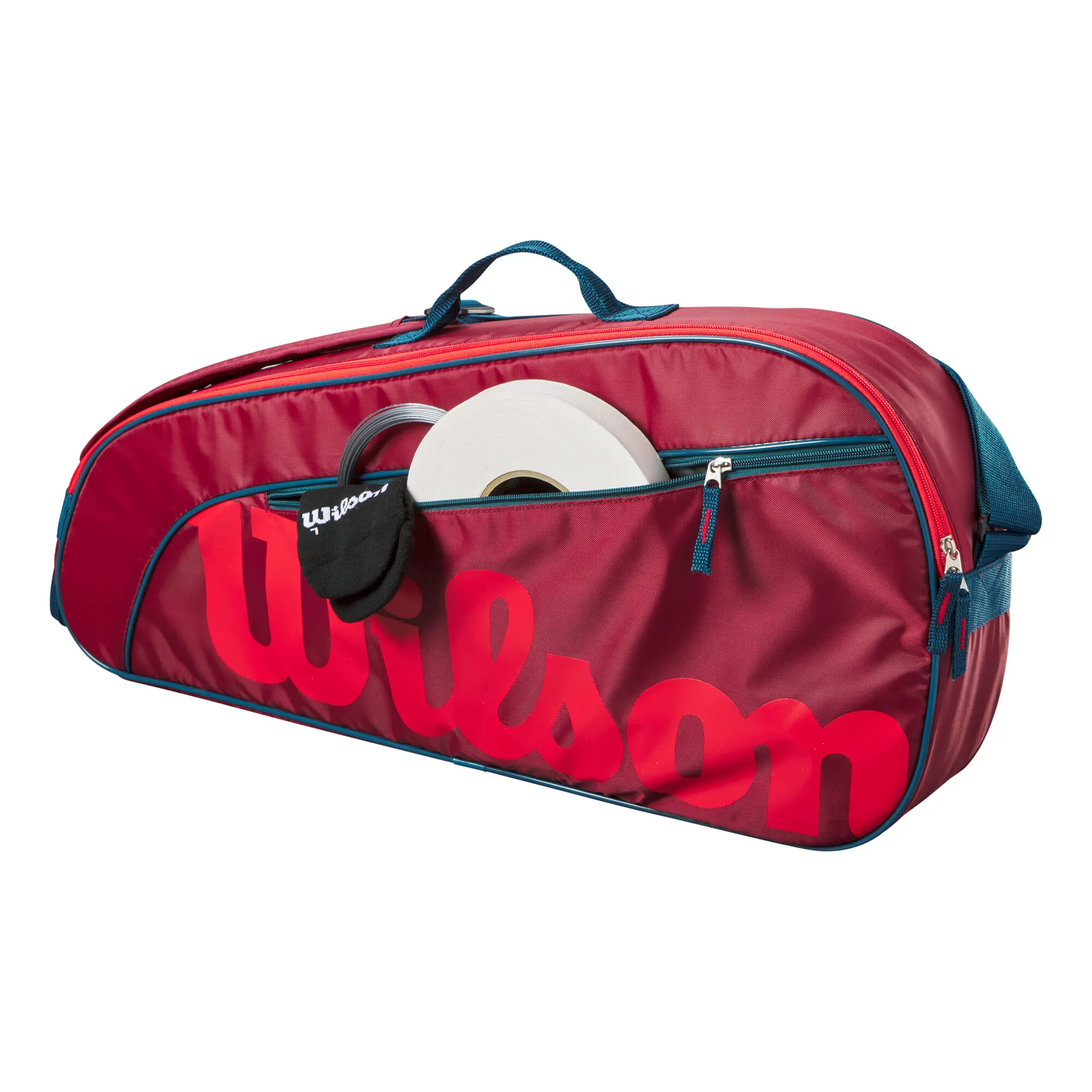Wilson Junior Borsa Per Racchetta Da 3 - Rosso 2 Wilson Junior Borsa Per Racchetta Da 3 - Rosso - immagine 2