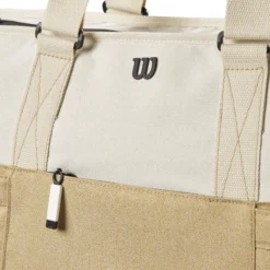 Wilson Women's Tote Borsa Sportiva - Bianco, Cachi -Vendite Racchette da tennis 0238500000 12
