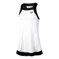Sergio Tacchini TCP Abito Donna - Bianco, Blu Scuro