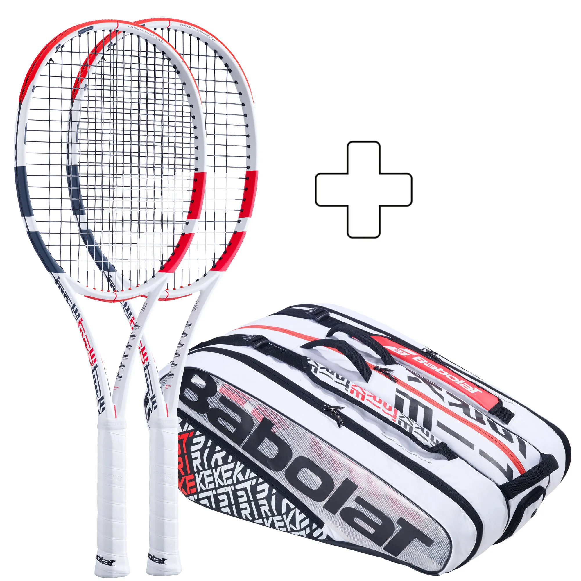 Babolat 2 Pure Strike 16x19 In Aggiunta Borsa Per Racchetta 1 Babolat 2 Pure Strike 16x19 In Aggiunta Borsa Per Racchetta