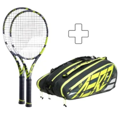Babolat 2 Pure Aero In Aggiunta Borsa Per Racchetta
