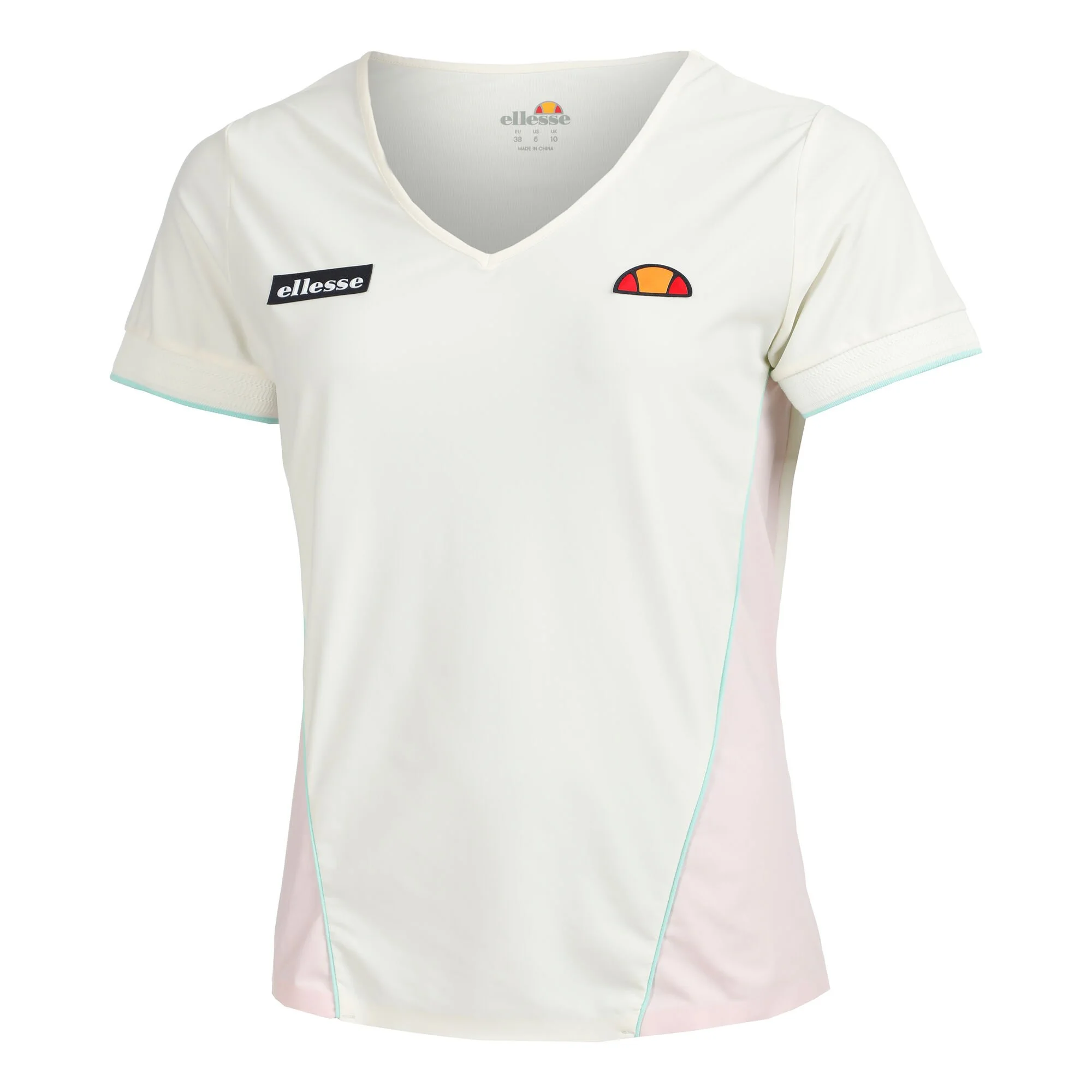 Ellesse Gilli Maglietta Donna - Crema, Rosa 1 Ellesse Gilli Maglietta Donna - Crema, Rosa
