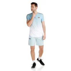 Ellesse Macina Maglietta Uomini - Blu Chiaro, Bianco -Vendite Racchette da tennis 03121000 0 3