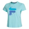 Fila Emelie Maglietta Donna - Turchese, Multicolore