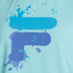 Fila Emelie Maglietta Donna - Turchese, Multicolore -Vendite Racchette da tennis 03365000 10