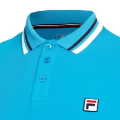 Fila Albert Polo Uomini - Blu -Vendite Racchette da tennis 03399000 10