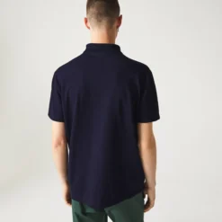 Lacoste Classic Polo Uomini - Blu -Vendite Racchette da tennis 03743000 15