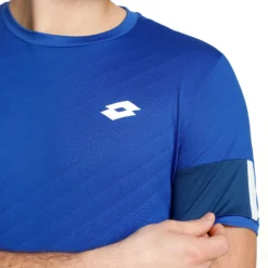 Lotto Tech 1 D1 Maglietta Uomini - Blu -Vendite Racchette da tennis 03837000 0 5