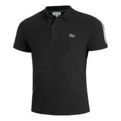 Lacoste Core Graphics Polo Uomini - Nero
