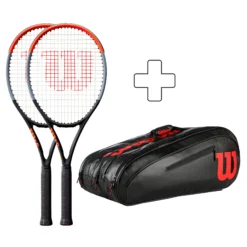 Wilson 2 Clash 100L In Aggiunta Borsa Per Racchetta