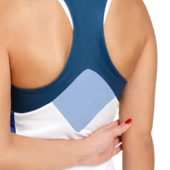 Lotto Tech 1 D1 Abito Donna - Bianco, Blu -Vendite Racchette da tennis 03876000 0 6