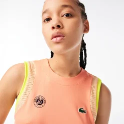 Lacoste Maglietta Donna - Arancione, Marrone 14 Lacoste Maglietta Donna - Arancione, Marrone -Vendite Racchette da tennis 03891000 14